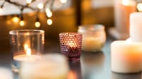 Bougies de Noël parfumées