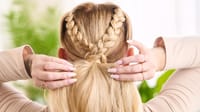 ponytail with braids
