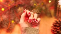 christmas ombre nails